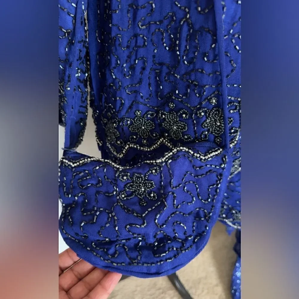 PAKISTANI INDIAN HEAVY FORMAL WEDDING FESTIVE DRESS - Picture 7 of 8
